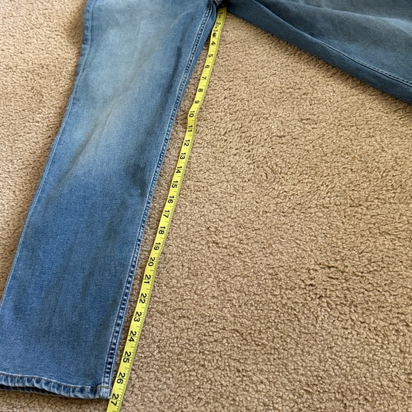 Re/Done 70s Stove Pipe Jeans- High Rise Straight ADEDBLUE Wash- Size 30- NWT - Picture 9 of 13